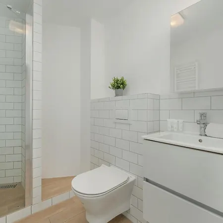 Air-conditioned Modern With Parking In The Centre Of By Renters Apartment