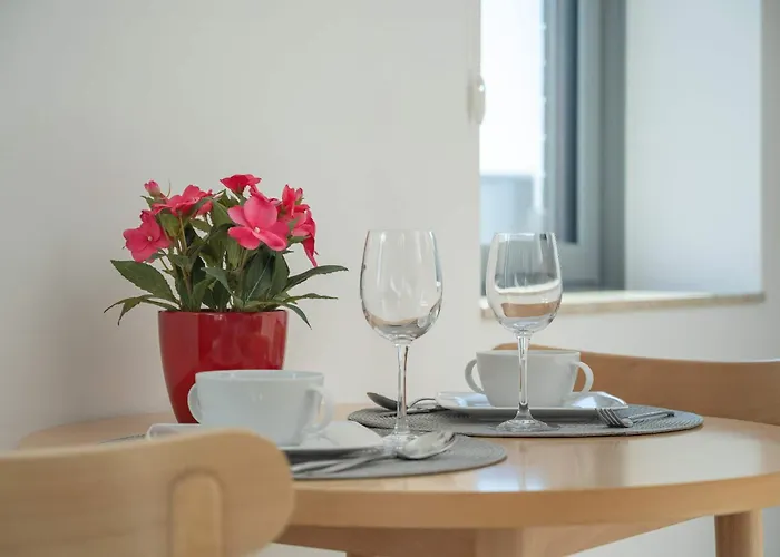 Air-conditioned Modern With Parking In The Centre Of By Renters Apartment *