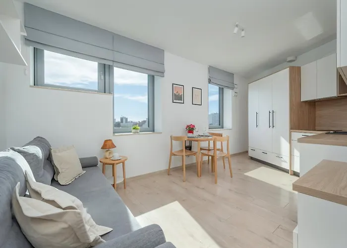 Apartment Air-conditioned Modern With Parking In The Centre Of By Renters *